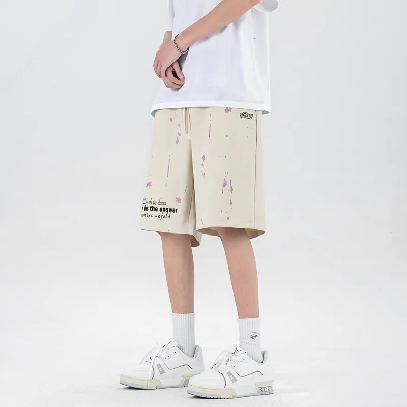 Qnxeey Casual Shorts Unisex-4