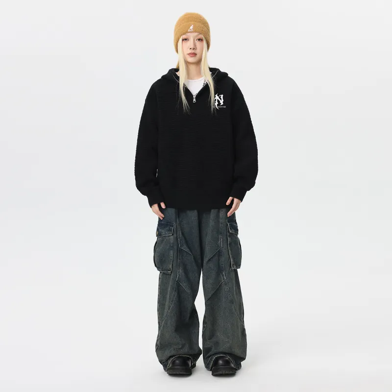 Qnxeey Sweaters Unisex-2