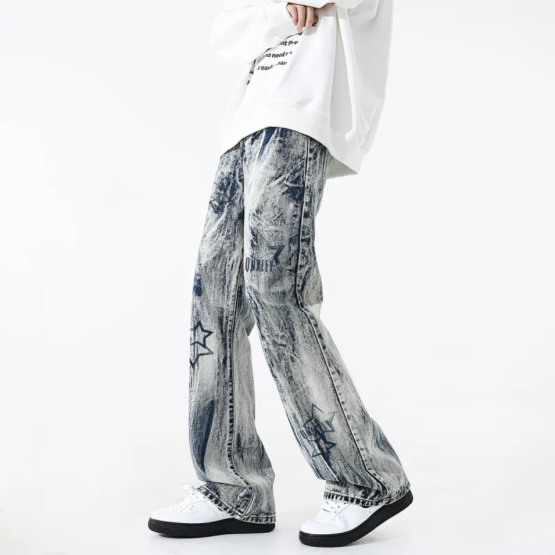 Qnxeey Jeans Unisex-10