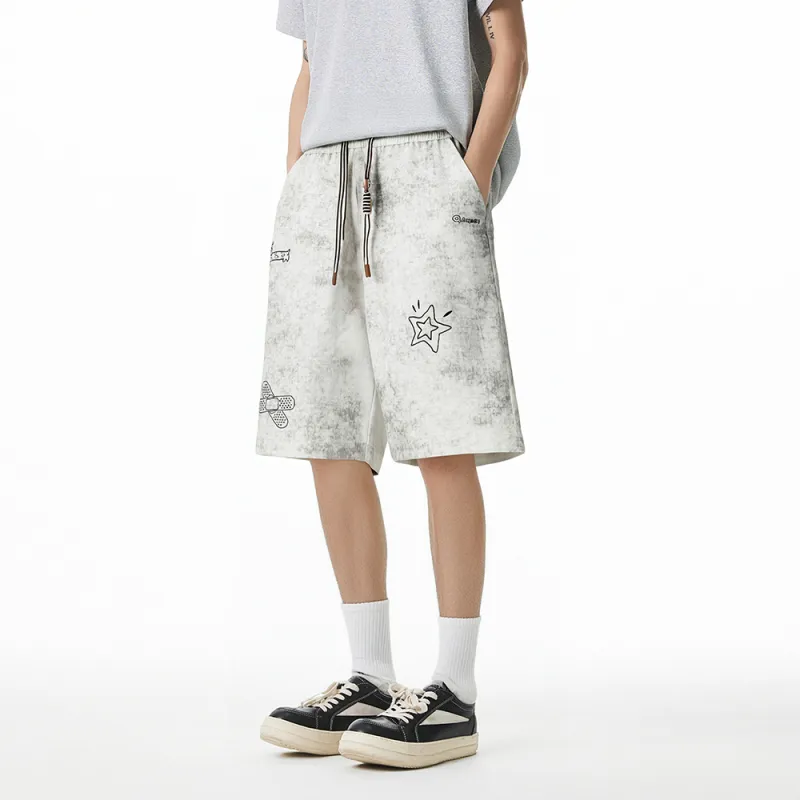 Qnxeey Casual Shorts Unisex-12
