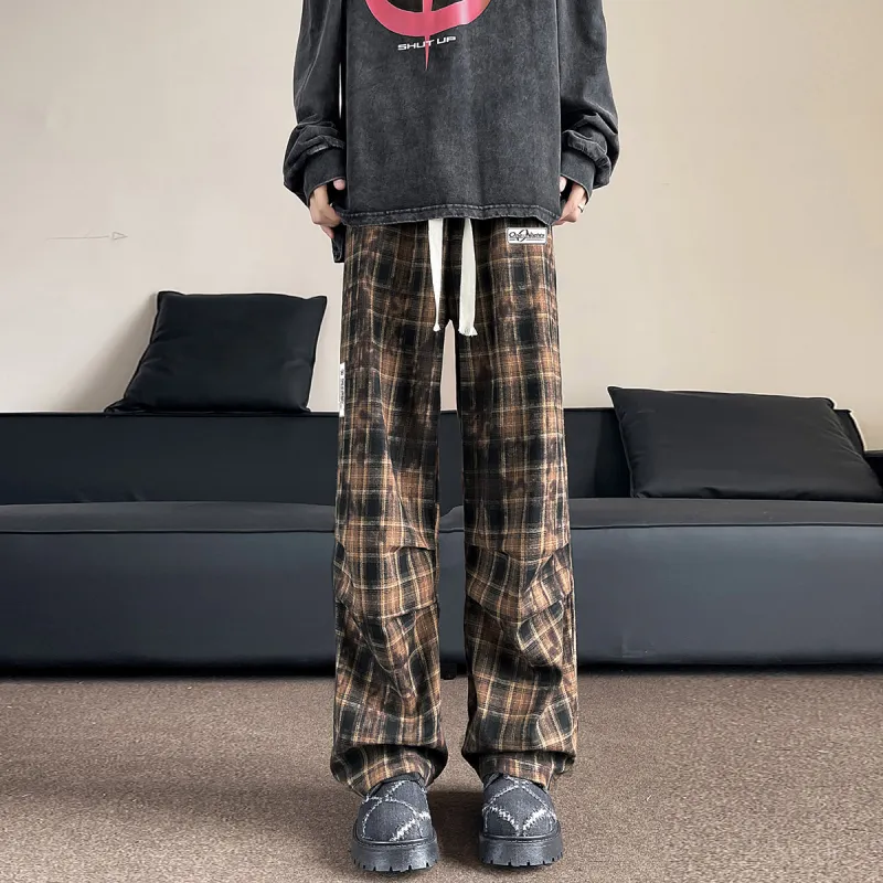 Qnxeey Casual Pants Unisex-2
