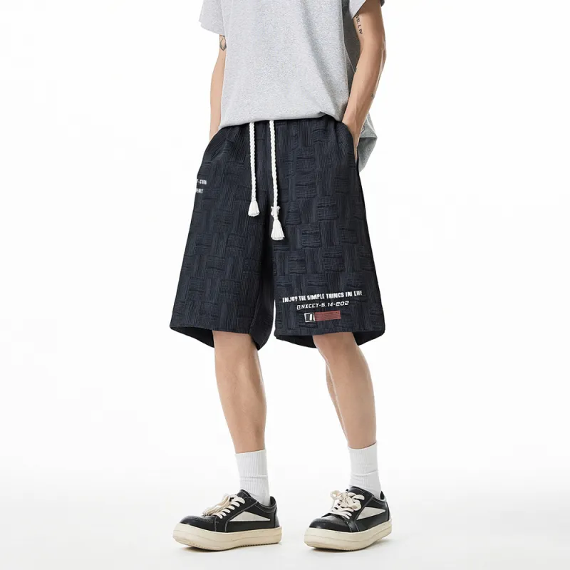 Qnxeey Casual Shorts Unisex-17
