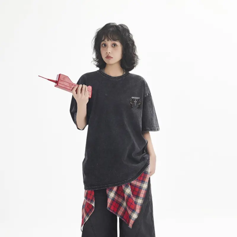 Qnxeey T Shirts Unisex-4