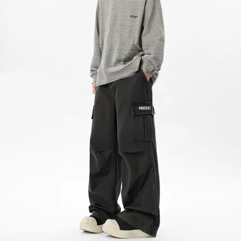 Qnxeey Cargo Pants Unisex-9