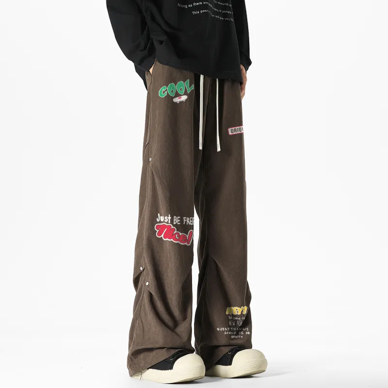 Qnxeey Casual Pants Unisex-39