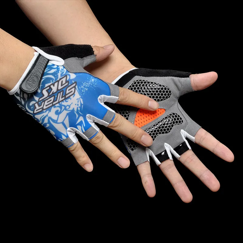 JIEKAI Cycling Gear Half Finger Gloves Unisex-8