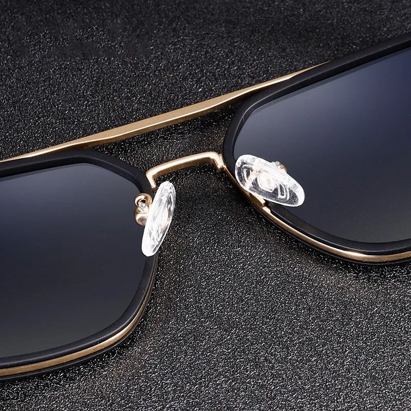 SOMAN Metal Round Sunglasses Unisex-3