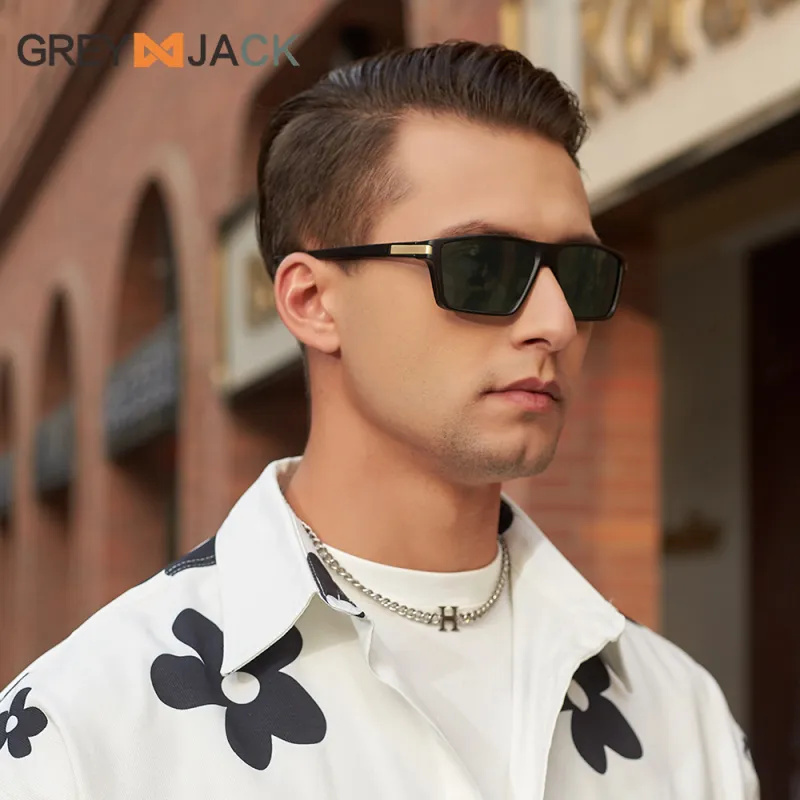 SOMAN TR/Memory Plastic Metal Irregular Shape Sunglasses Unisex-3