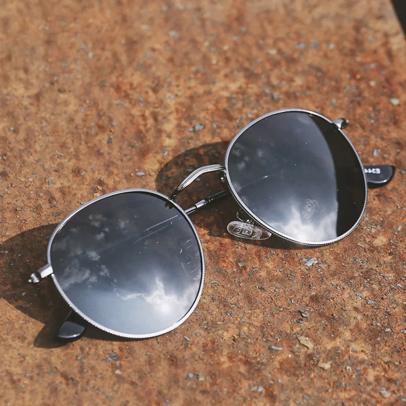 SOMAN Metal Round Sunglasses Unisex-2