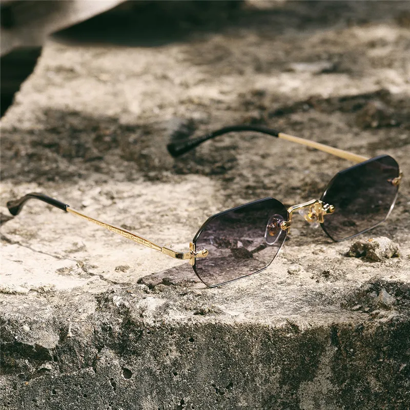 SOMAN Metal Square Sunglasses Unisex-7