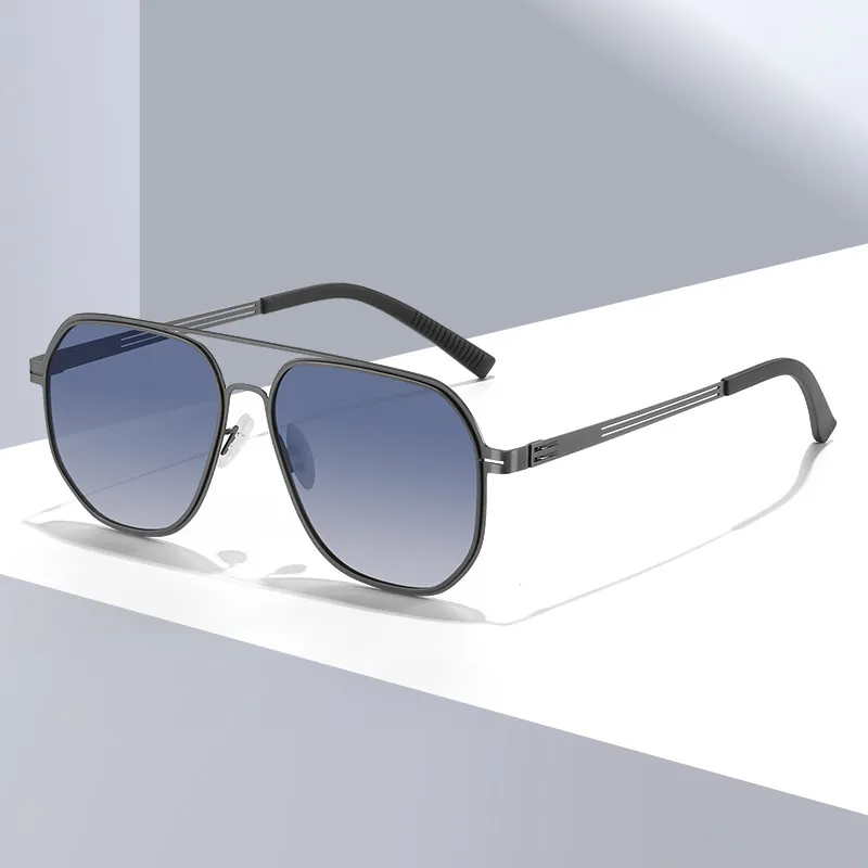 SOMAN Stainless Steel Aviator Sunglasses Unisex-1