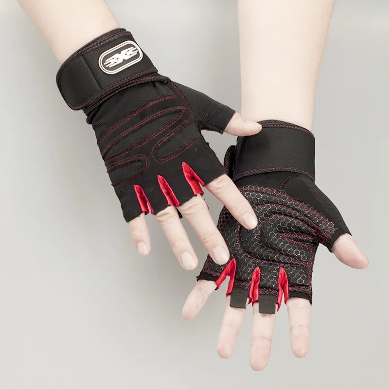 JIEKAI Cycling Gear Half Finger Gloves Unisex-7