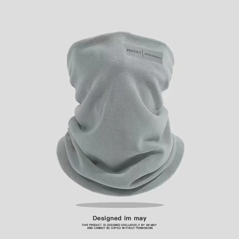 JIEKAI Riding Equipment Mask Unisex Cotton 32*26CM Black Gray Khaki-5