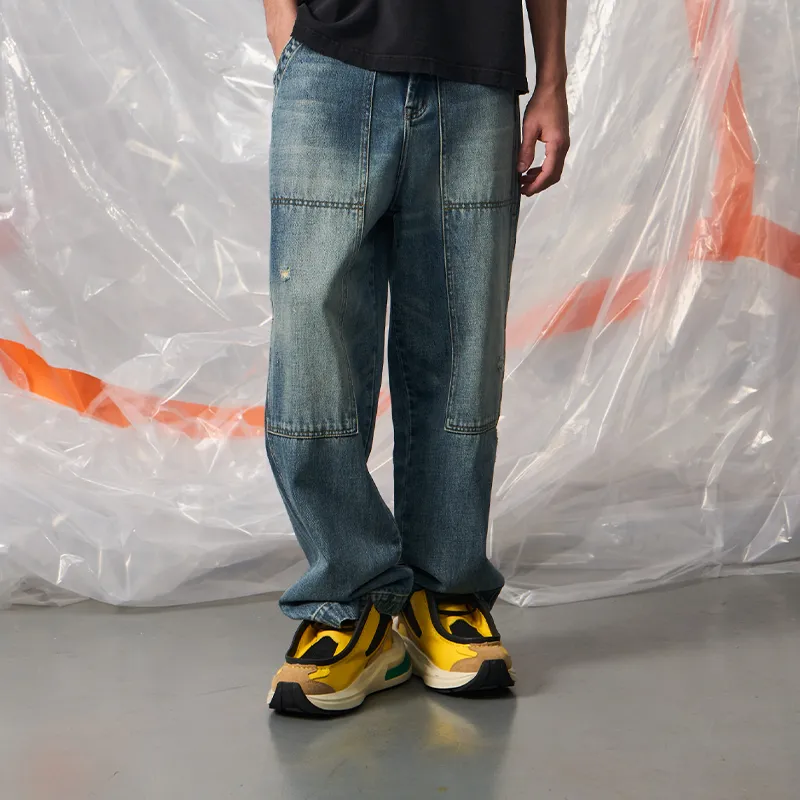 Mishkanyc Jeans Unisex Medium Blue-5