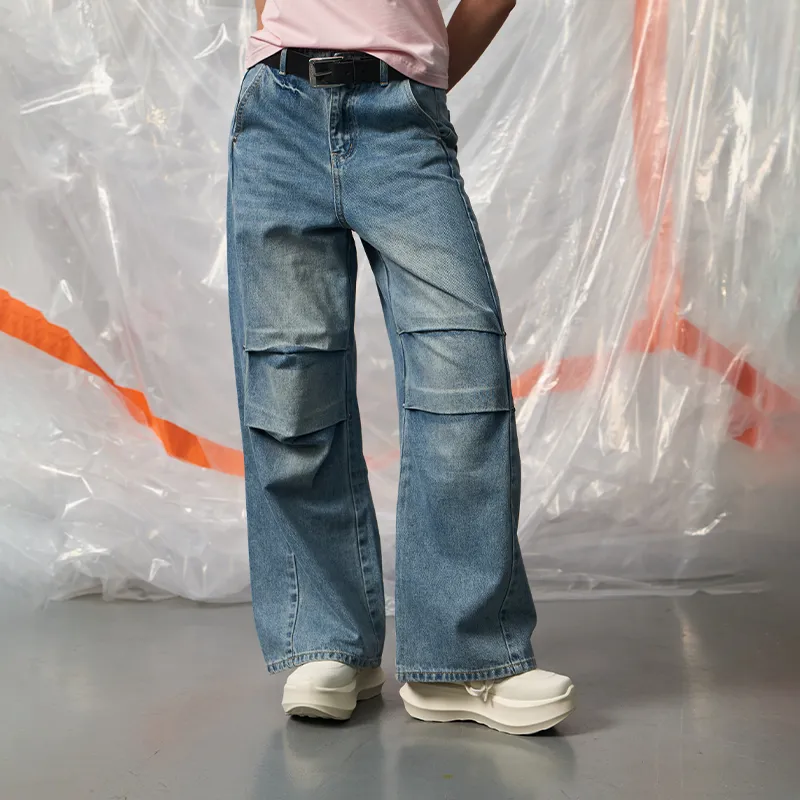Mishkanyc Jeans Unisex Denim Blue-2