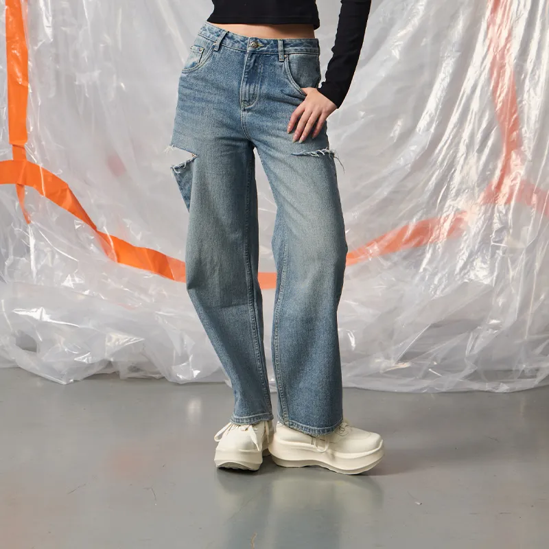 Mishkanyc Jeans Women's Medium Blue-4