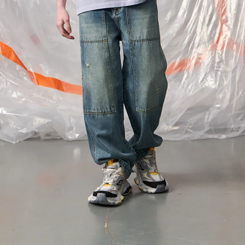 Mishkanyc Jeans Unisex Medium Blue-2