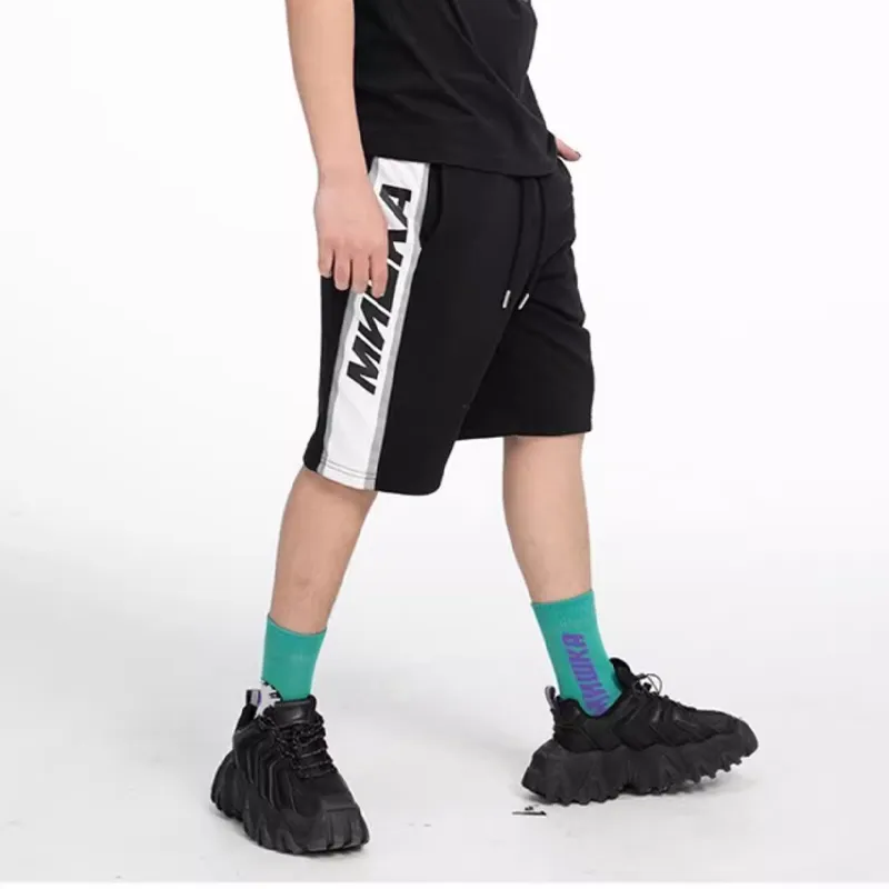 Mishkanyc Casual Shorts Unisex Black-2