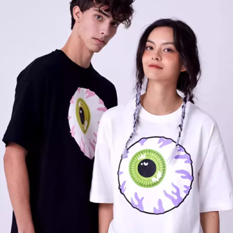Mishkanyc Drop Shoulder Sleeve 100% Cotton Short-Sleeved T-Shirts Unisex-2