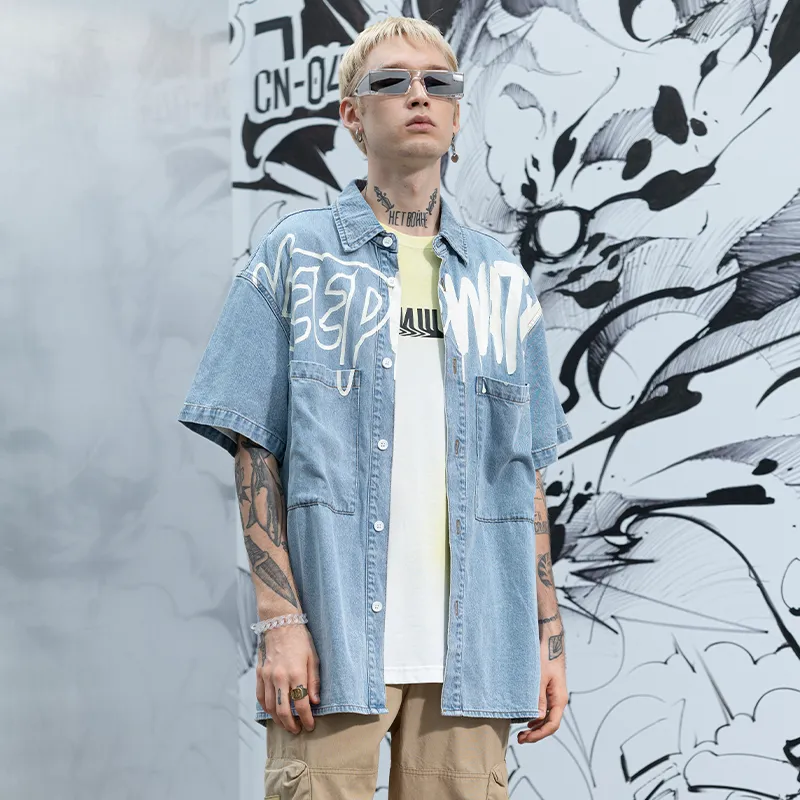 Mishkanyc Shirt Unisex Light Blue-5
