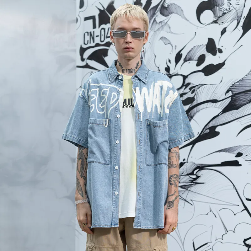 Mishkanyc Shirt Unisex Light Blue-2
