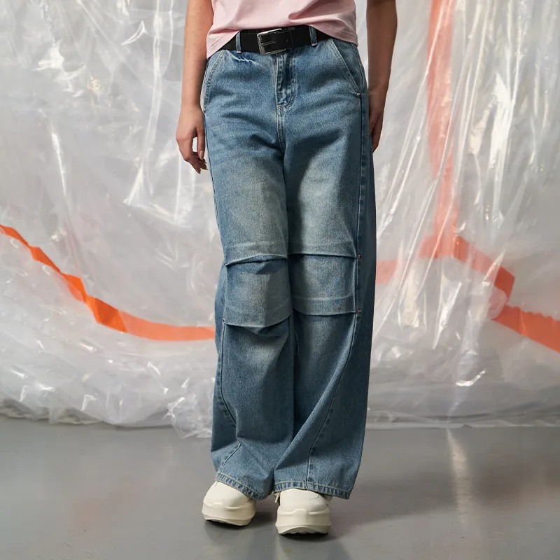 Mishkanyc Jeans Unisex Denim Blue-5