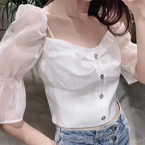 GIMING Shirts Women's White-2