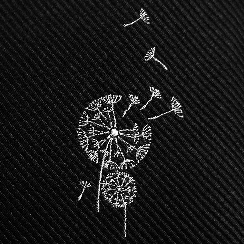 WILLIAM MILTON Mulberry Silk Ties Men's Black Silk High End Accessories Formal Wear Business Box-3