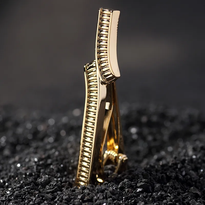 WILLIAM MILTON A Sense Of Design Tie Clip Men's Gold Business Luxury Tie Pin High End Gift Box Set-4