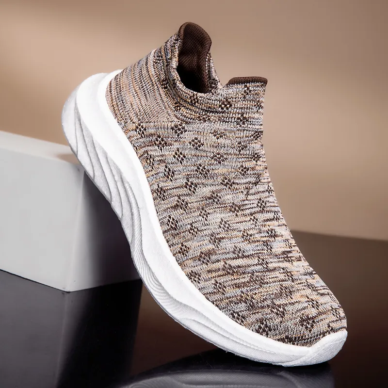 KEKAFU Slip Resistant Mid Top Casual Shoes Unisex-7