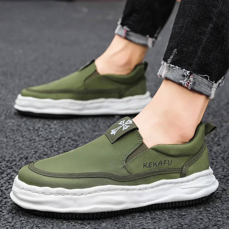 KEKAFU Breathable And Lightweight Low Top Casual Shoes Men's-2