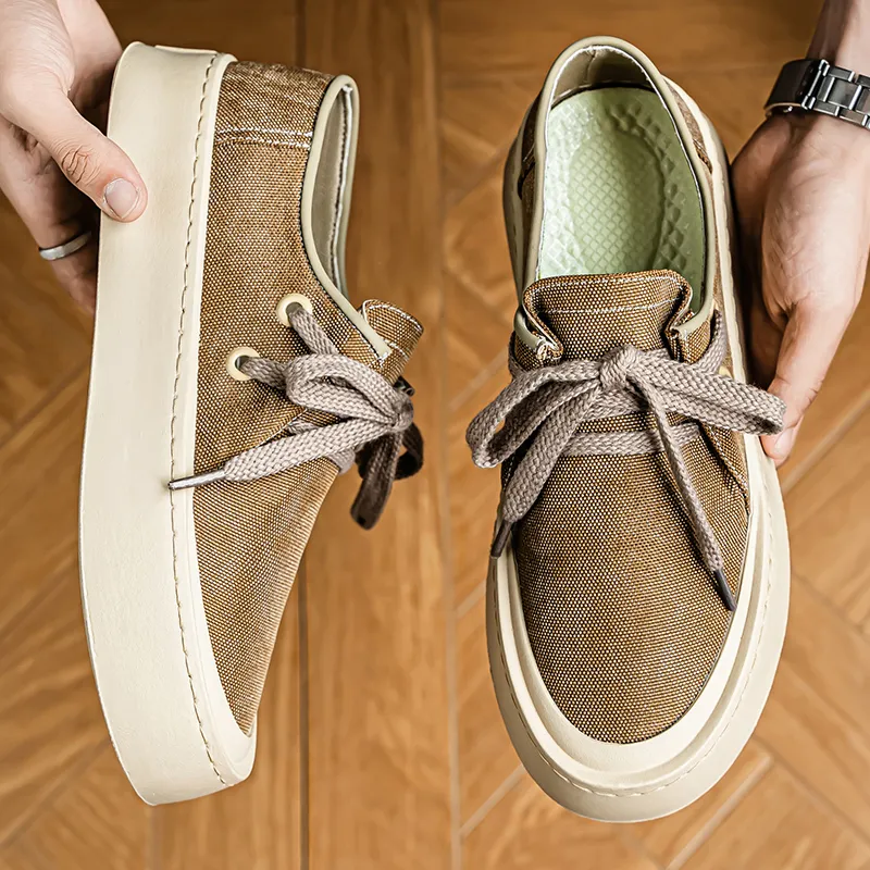 KEKAFU Slip Resistant, Abrasion Resistant, And Balanced Low Top Skateboard Shoes Men's-4