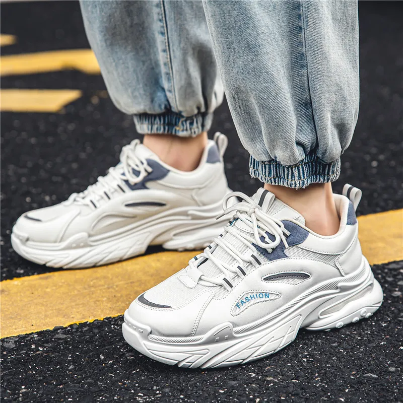 KEKAFU Low Top Chunky Sneakers Men's-4