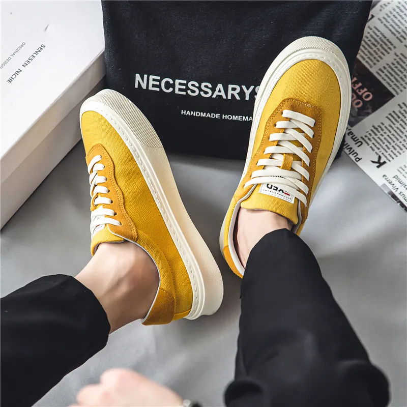 KEKAFU Lightweight Low Top Canvas Shoes Men's-5