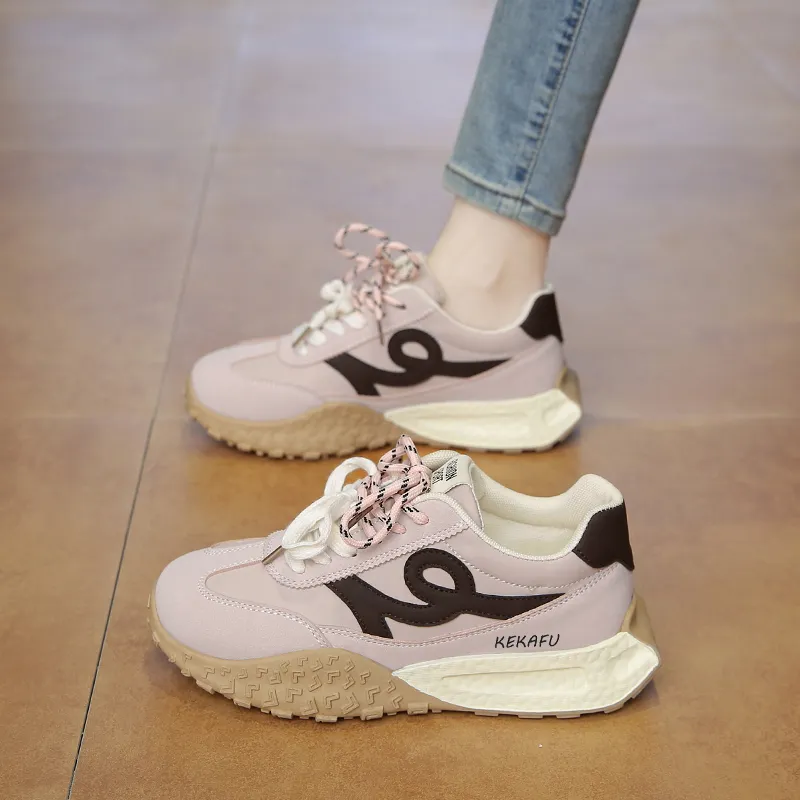 KEKAFU Anti Slip Wear Resistant Low Top Casual Shoes Women's-4