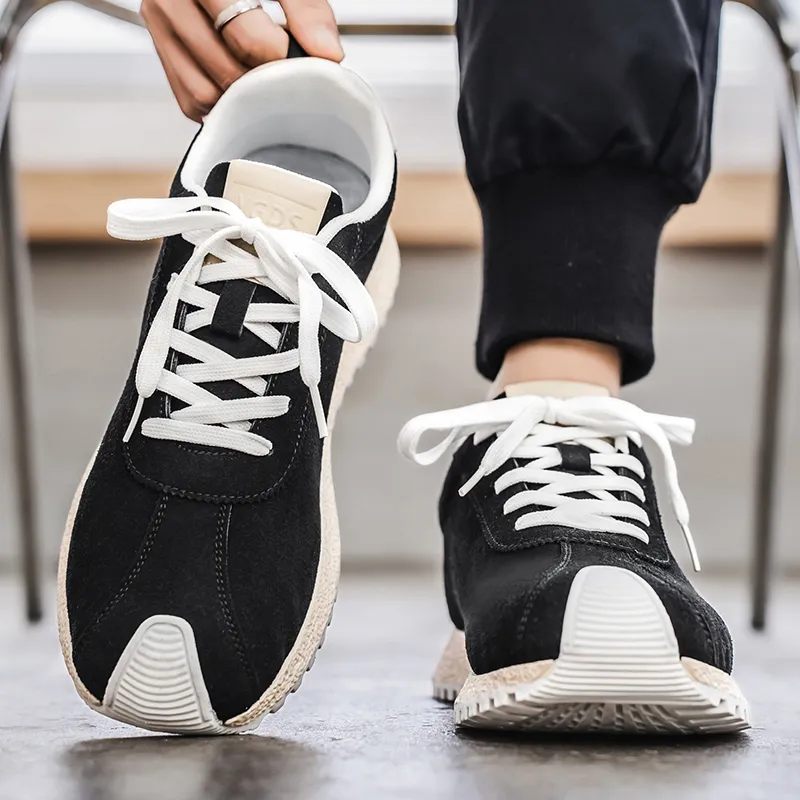 KEKAFU Cushioning, Slip Resistant, Lightweight, Height Enhancing Low Top Casual Shoes Men's-5