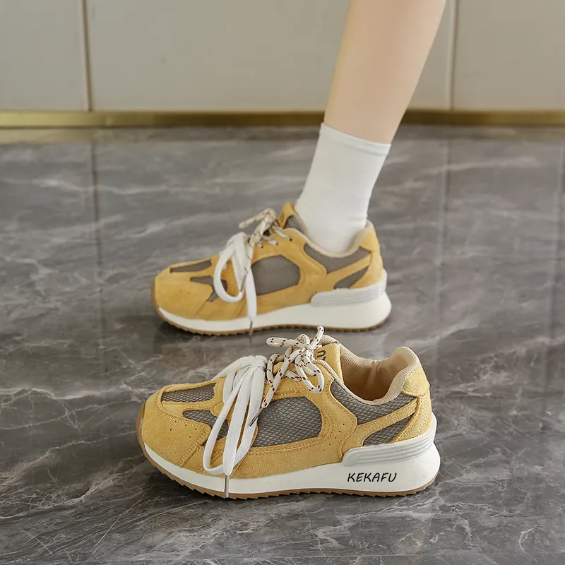 KEKAFU Anti Slip Wear Resistant Low Top Casual Shoes Women's-1