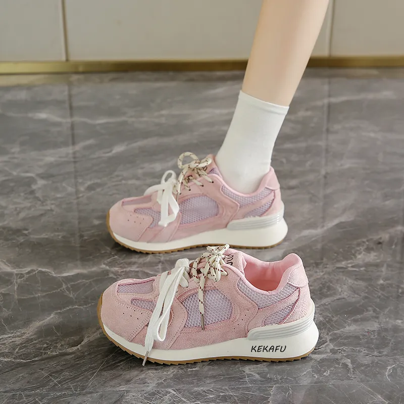 KEKAFU Anti Slip Wear Resistant Low Top Casual Shoes Women's-4