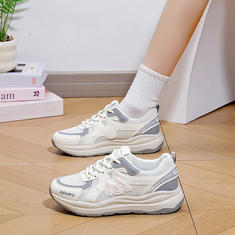 KEKAFU Breathable And Lightweight Low Top Casual Shoes Women's-1