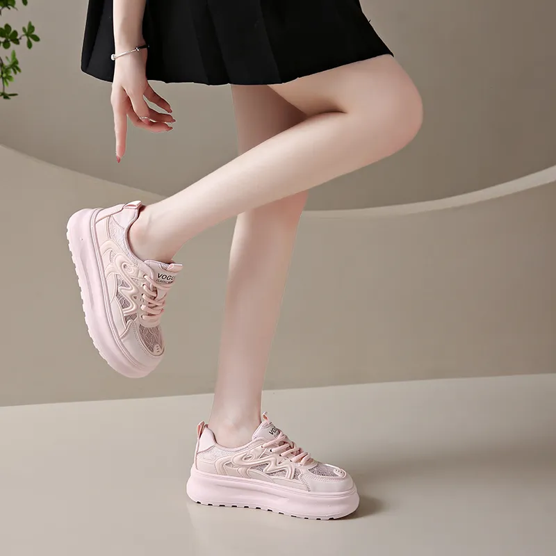 KEKAFU Anti Slip Wear Resistant Low Top Skateboard Shoes Women's-1