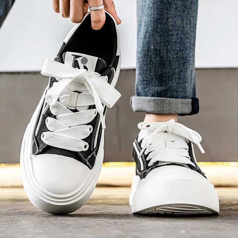 KEKAFU Slip Resistant Balance Low Top Skateboard Shoes Men's-2