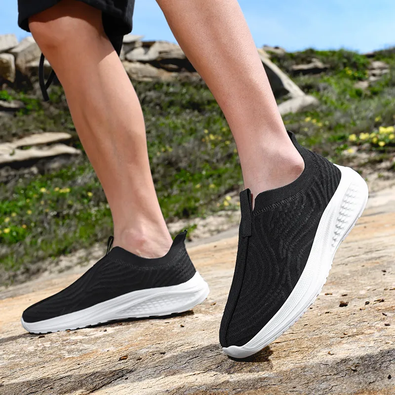 KEKAFU Slip Resistant, Abrasion Resistant, Lightweight Low Top Casual Shoes Unisex-5