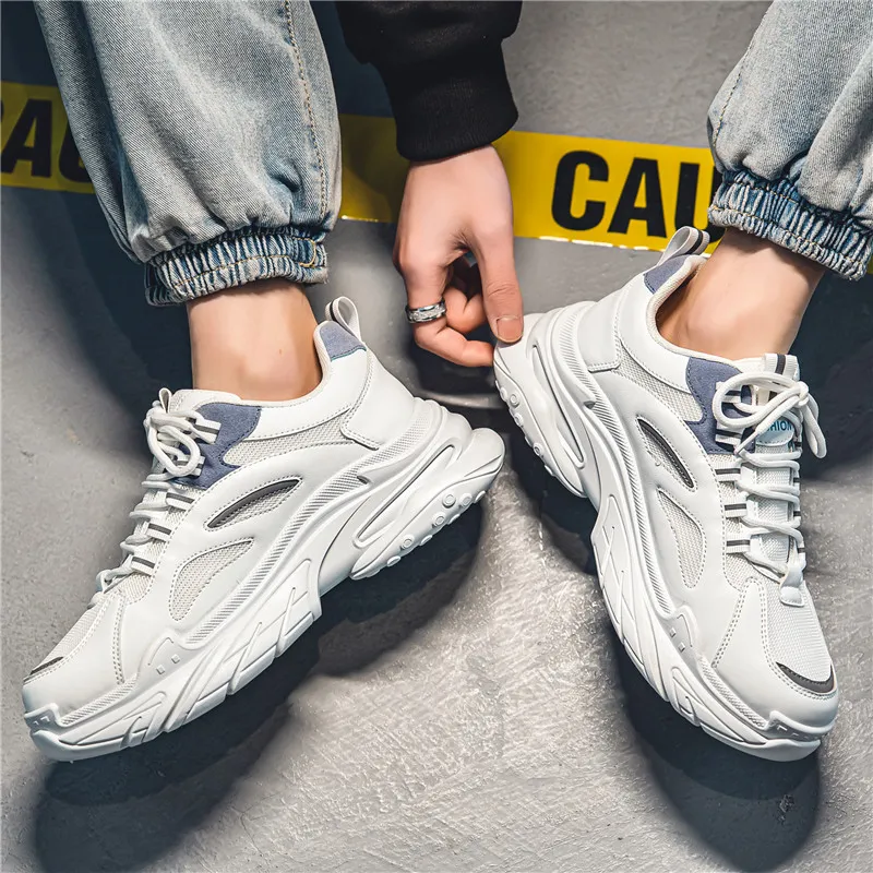 KEKAFU Low Top Chunky Sneakers Men's-3