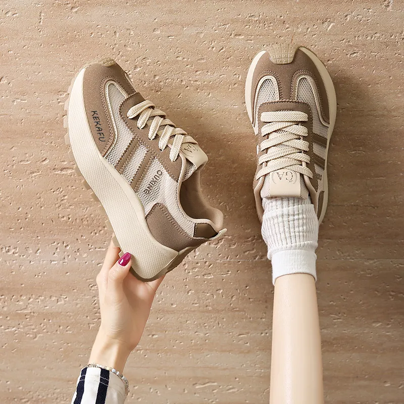 KEKAFU Anti Slip Wear Resistant Low Top Casual Shoes Women's-8