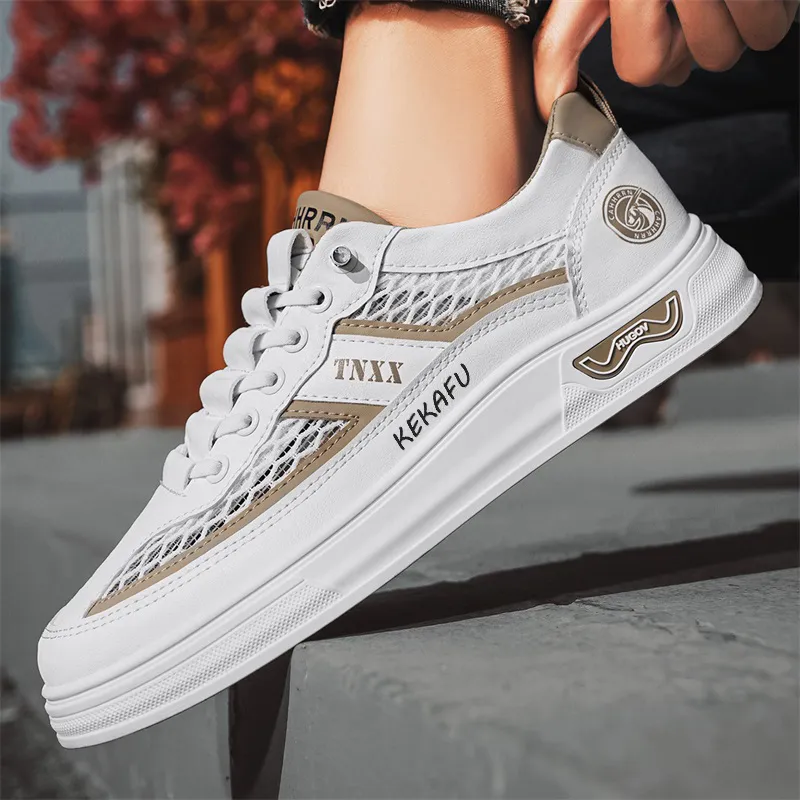 KEKAFU Lightweight And Breathable Low Top Skateboard Shoes Men's-1