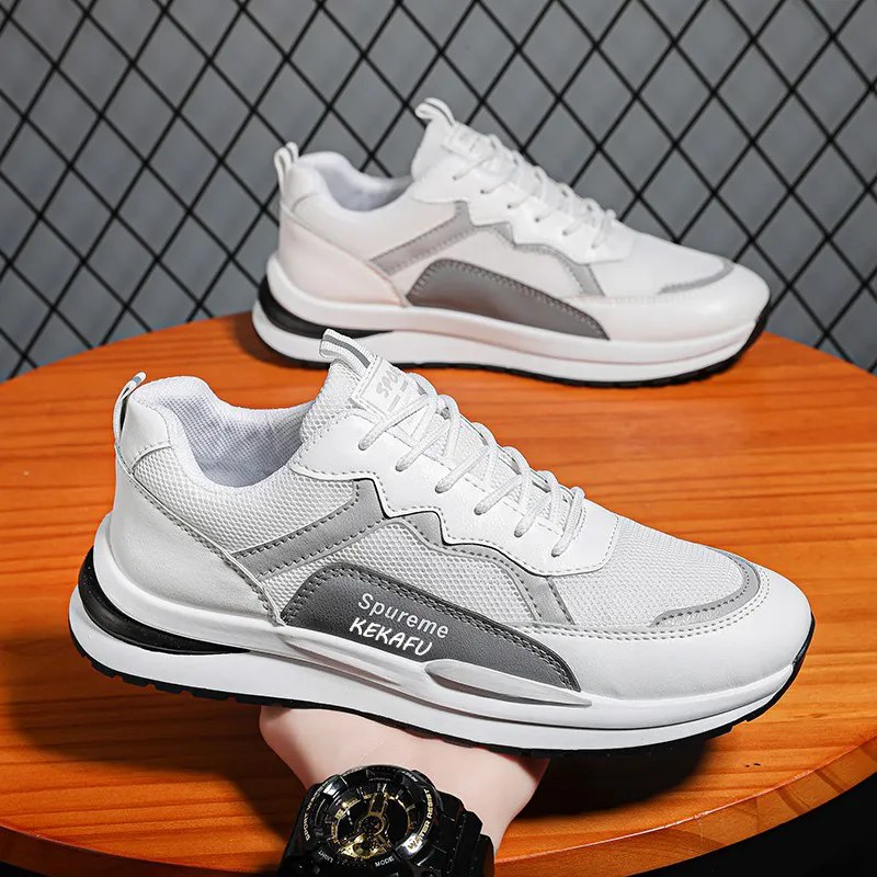 KEKAFU Slip Resistant, Abrasion Resistant, Balance, Breathable Low Top Skateboard Shoes Men's-1