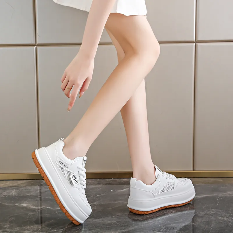 KEKAFU Lightweight And Breathable Low Top Skateboard Shoes Women's-5