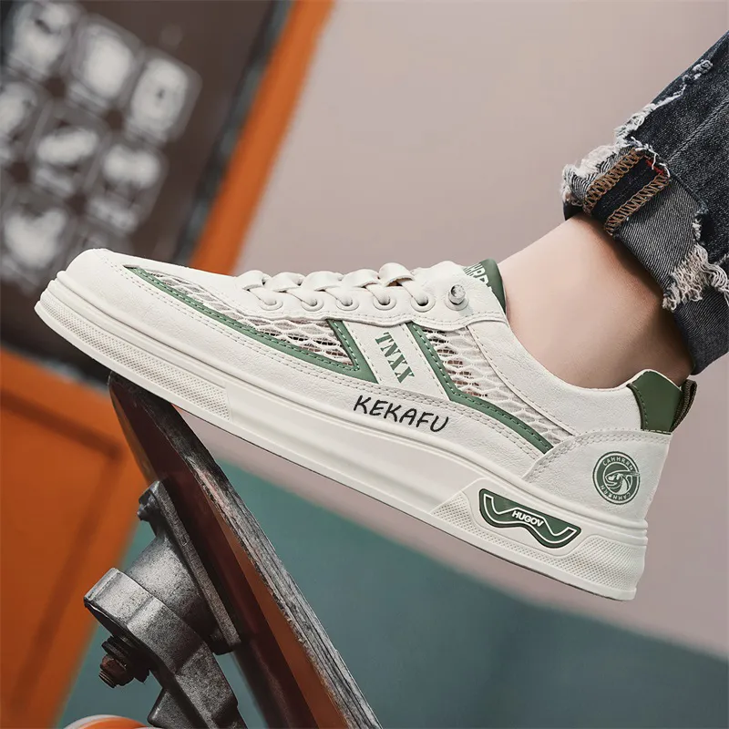 KEKAFU Lightweight And Breathable Low Top Skateboard Shoes Men's-4