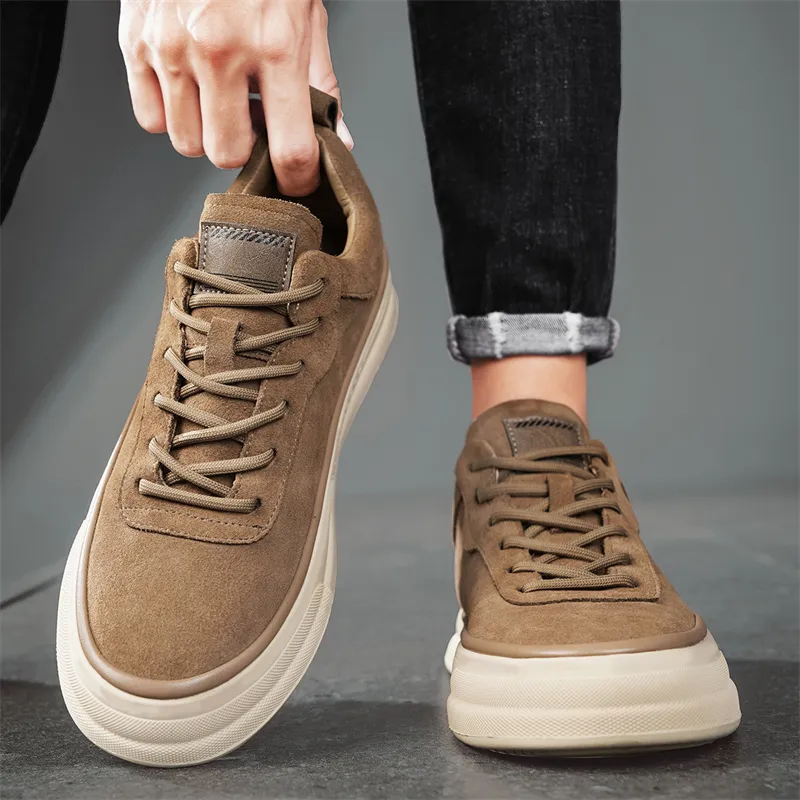 KEKAFU Anti Slip Wear Resistant Low Top Skateboard Shoes Men's-7