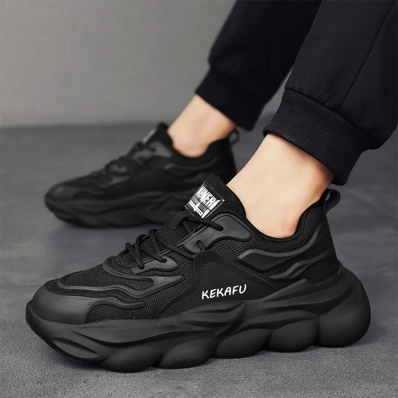 KEKAFU Breathable And Lightweight Low Top Casual Shoes Men's-2